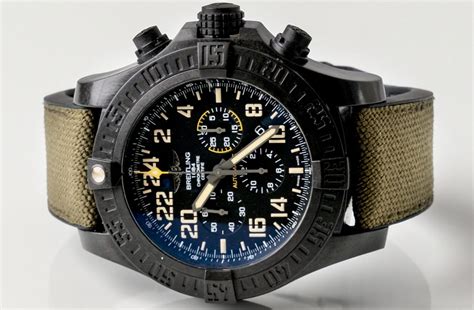 breitling avenger hurricane military replica|breitling avenger hurricane 50mm black.